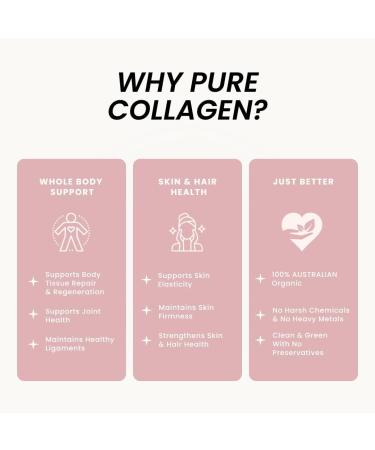 Organic Collagen Australia Beauty Brilliance Pure Collagen & Strawberry Capsules 120 Count - Buy Online on GoSupps.com