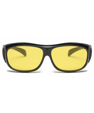 Macular Degeneration Glasses for Men/Women Glasses for Macular Degeneration Aids Glaucoma Cataracts and Retinitis Pigmentosa for Outdoor and Indoor Yellow Lenses Large Size