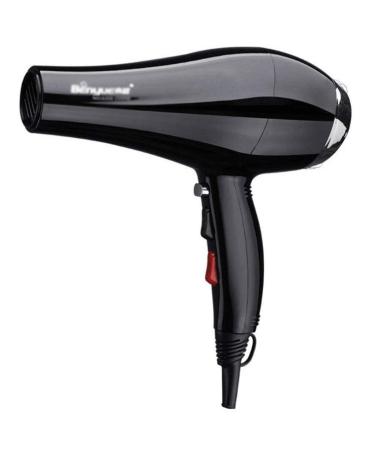Professional Hair Dryer Negative Ion Blow Dryer 2000W Salon Powerful Dryer/Red (Black)