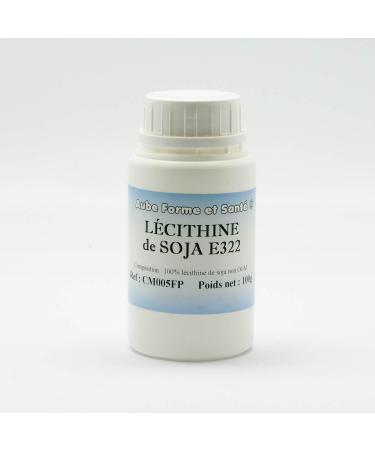 L cithine de soja E322 - Pot inviolable 100 g 100 g (Lot de 1)