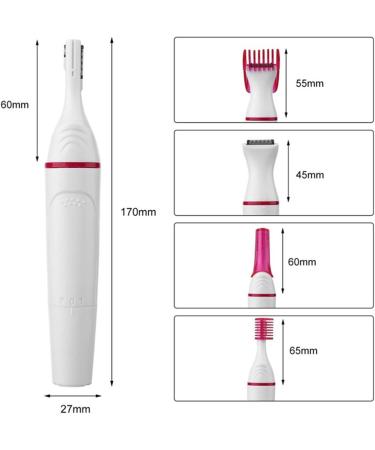 Buy Eyebrow Trimmers & Pain-Free Facial Hair Removers for Women | Electric Hair Removal for Body Face & Chin - Buy Online on GoSupps.com