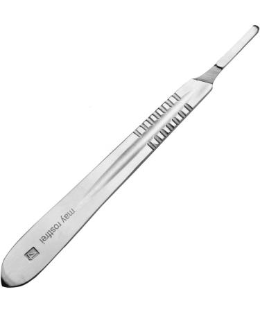 May Craft Knives Set: Stainless Steel Hobby Scalpel Handle & 50 Carbon Steel Replacement Blades - International Shipping - Buy Online on GoSupps.com