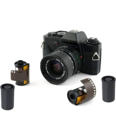 Black 45 Film Canister with Caps for 35mm Film - Convenient Storage Solution - Buy Online on GoSupps.com