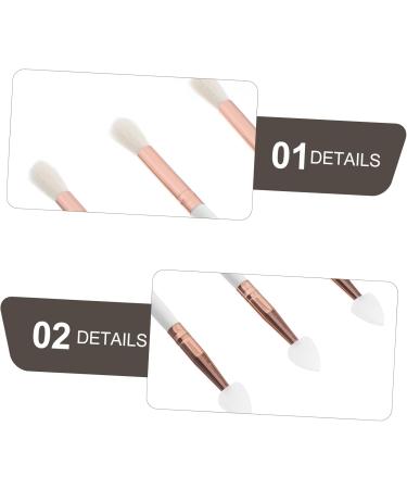 Baluue 3pcs Eye Shadow Brush Eyeshadow Blending Brush Simple Eyeshadow Brush Home Use Eyeshadow Brush Nylon - Buy Online on GoSupps.com