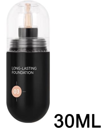 Liquid Foundation Makeup 30ml Matte Finish Foundation | Long Coverage Moisturizing Base for Women's Skin Types - Buy Online on GoSupps.com