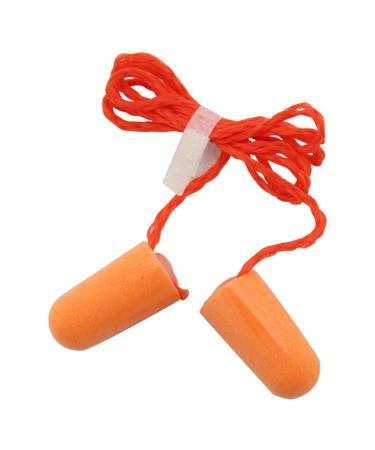 Milisten Silicon Ear Plugs 10Pairs PU Earplugs Soft Sleeping Ear Plugs Noise Reducing Earplugs for Home School Sleeping Style Supplies (Orange) Noise Cancelling Earplugs