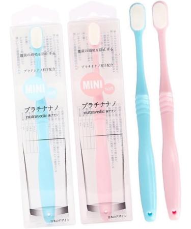 Partykindom 6-Piece Ultra-Fine Toothbrush Set for Adults | Super Soft Small Head 10 000 Bristles | Ideal for Maternity Care - Buy Online on GoSupps.com
