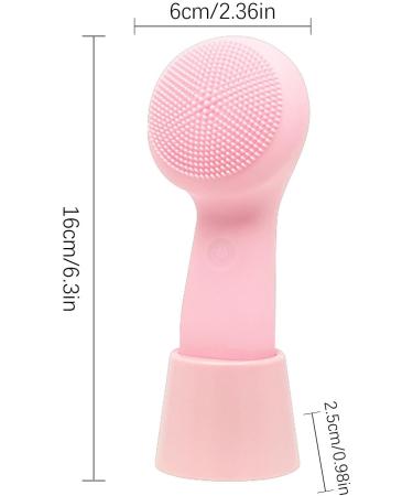 Electric Face Scrubber | Soft Silicone Brush Electric Face Cleansing Brush Soft Silicone Rotating Cleansing Brush 2-in-1 Design for Deep Clean & Gentle Exfoliation - Buy Online on GoSupps.com