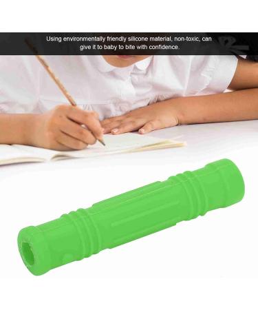 Buy Cawn Pencil Attachments | Sensory Chewing & Silicone Pencil Accessories for Kids & Adults | Perfect for Autism & Students - Green - Buy Online on GoSupps.com
