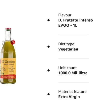 Farchioni Il Casolare - Intenso Flavour Extra Virgin Italian Olive Oil (1L) - Buy Online on GoSupps.com