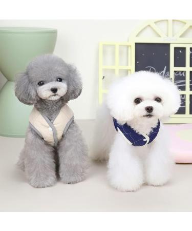 Mitili Waterproof Dog Coat with Fleece - Winter Jacket for Small & Medium Dogs | Windproof & Warm Dog Clothing (White Size S) - Buy Online on GoSupps.com