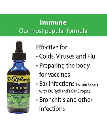 Dr. Rydland's Immune Support Herbal Liquid - 2oz | Pleasant Tasting Formula - Buy Online on GoSupps.com