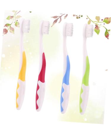 Minkissy 4-Pack Anti-Slip Children's Toothbrushes | Baby Oral Care Tools - Bristle Toothbrushes for Kids - Buy Online on GoSupps.com