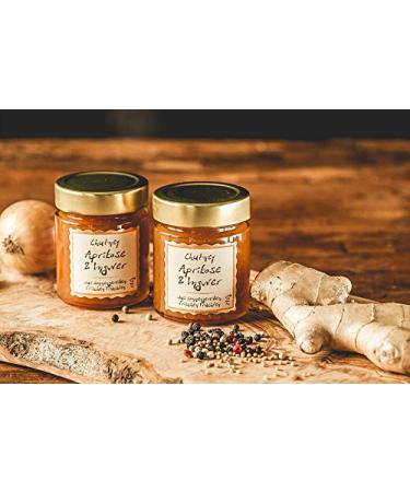 Deligreece 80% Fruit Chutney - Apricot & Ginger (180g) | Sun-Ripened Flavor | Buy Internationally - Buy Online on GoSupps.com