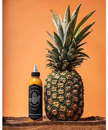 Heartbeat Hot Sauce - Pineapple Habanero 177ml - Small Batch & Handmade Vegan Preservative Free Featured on Hot Ones Season 10 (3 Bottles) 177 ml (Pack of 3) - Buy Online on GoSupps.com
