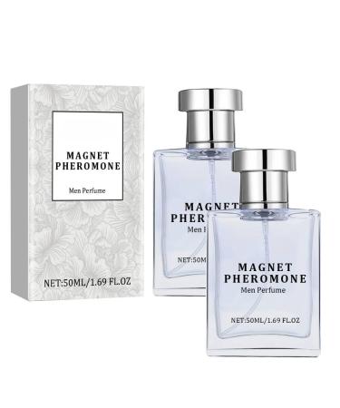 Men's Perfume Eau De Toilette Scented Light Fragrance Confidence Booster Attracts Women Fresh Charm Carry Refreshing Atmosphere Dating Perfume for Everyday Use and Special Occasions (2 Pcs)