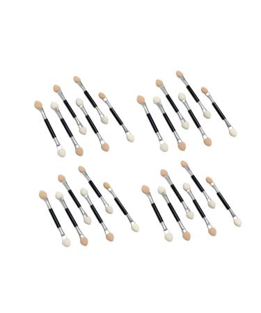 NOLITOY 30pcs Eye Women Tube Tools Lady Beauty Sponge Daily Applicators Dual Eyeshadow Shadow Girl 7.5X0.5cm As Shown