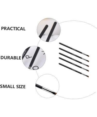 Angoily Oblique Eyeliner Brush 10 Pcs Makeup Brush Eyebrow Brush Girls Eyeliner Brush Practical Eyeliner Brush Make up 16x0.7cmx2pcs Blackx2pcs - Buy Online on GoSupps.com