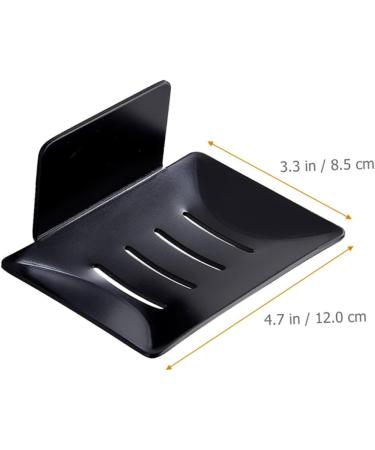Amosfun 2pcs Soap Holder Soap Storage Holder Stainless Steel Soap Dish Metal Container Bathroom Soap Rack Soap Drainage Rack Kitchen Soap Wall-mounted Storage Rack 304 Stainless Steel - Buy Online on GoSupps.com
