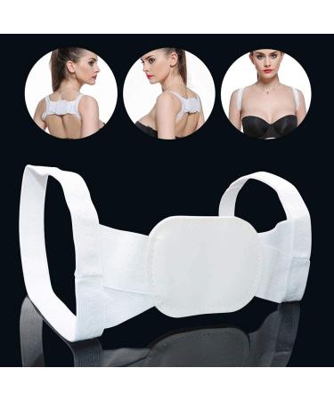 Posture Corrector Adjustable Clavicle Men Woemen Upper Back Brace Shoulder Lumbar Support Belt Corset (Black L) Better life Slimming Black M - Buy Online on GoSupps.com