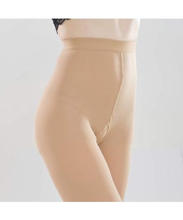 Haodasi Women Compression Pantyhose - Medical Grade Support Stockings for Varicose Veins (23-32mmHg) - Beige, Closed Toe, Size Large - Buy Online on GoSupps.com