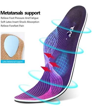 Orthopedic Insoles for Flat Feet - Arch Support for Men & Women Plantar Fasciitis Shoe Pads 3.5CM Height Insoles - Buy Online on GoSupps.com