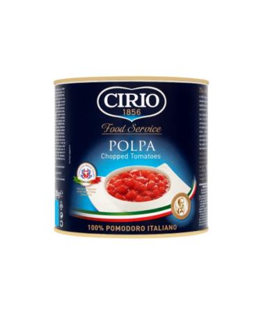 Cirio Polpa Chopped Tomatoes 2500g x 6