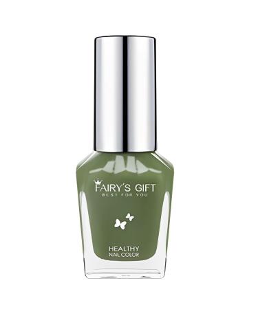 Green Nail Polish Varnish - Milk Green Nail Varnish 12ml Healthy Nontoxic Water-based Nail Polish Air Breathable Long Lasting Chip Resistant Quick Dry Gel Nail Polish Non-baking