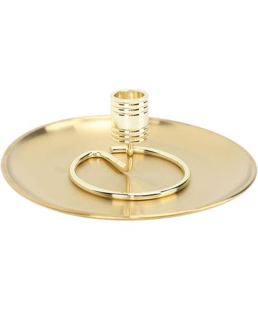 Moxa Coil Holder - Round Base Removable Collector for Safe Moxibustion | Compact Gold Design - Buy Online on GoSupps.com