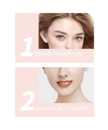 Double Head Concealer Contour Pen - High Gloss Makeup Dual-End Highlighter & Profile Shader - Buy Online on GoSupps.com