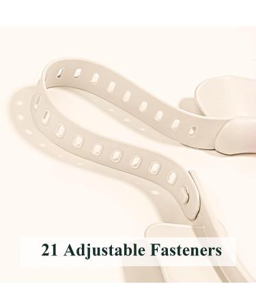 Silicone Baby Shower Cap - Adjustable Bathing Cap for Kids - Ivory White - Buy Online on GoSupps.com