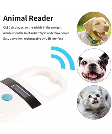 Mini Microchip Pet Tag Scanner - USB Rechargeable Animal Chip ID Reader with OLED Display - Supports FDX-B and EMID - ISO11784/85 - Buy Online on GoSupps.com