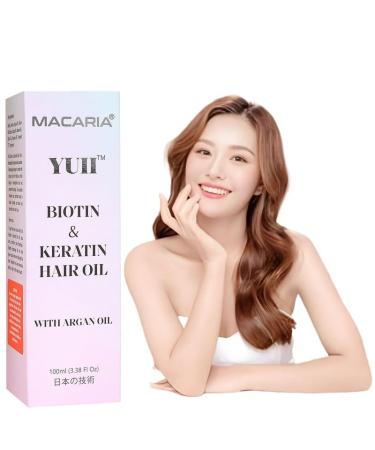 MACARIA Yuii Biotin Hair Spray Oil For Men & Women By Japanese Technology