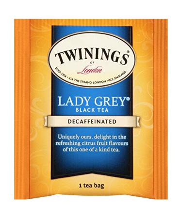 Buy Twinings Lady Grey Decaffeinated Black Tea - 20 Tea Bags - 1.41 oz - Buy Online on GoSupps.com