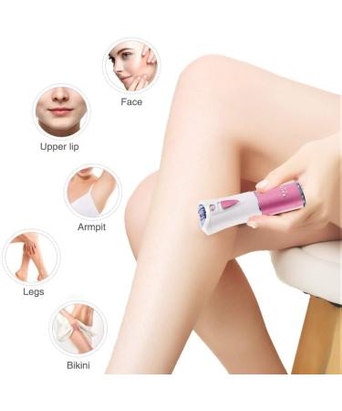 Portable Smooth Glide Epilator for Women - Cordless Electric Facial Hair Removal and Peach Fuzz Remover for Bikini, Face, Arms, Legs, Armpits - Gentle and Sensitive Skin Care - Buy Online on GoSupps.com