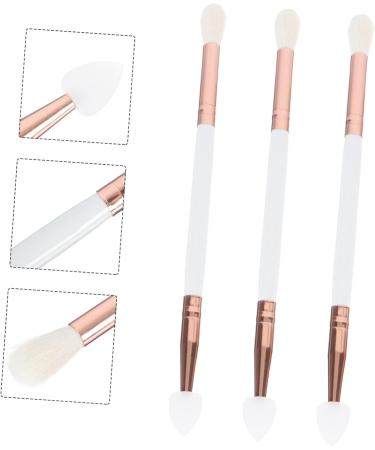 WOONEKY 3pcs Eye Shadow Brush Makeup Eyeshadow Portable Eye Brushes Eyeshadow Makeup Applicator Nylon - Buy Online on GoSupps.com