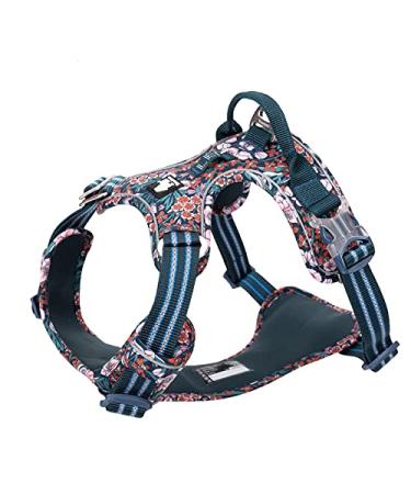 Winhyepet Truelove no-pull dog harness cotton fabric breathable and reflective soft adjustable to run walking walking suitable for small medium-sized cats dogs tlh5655 S navy blazer - Buy Online on GoSupps.com