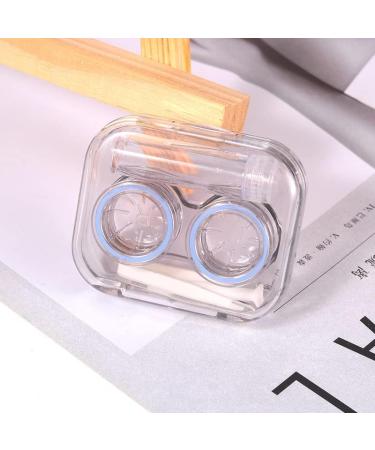Mobeon Travel Contact Lens Container Set - 4 Durable Etui Storage Cases with Screw Cap for Safe Contact Lens Storage - Buy Online on GoSupps.com