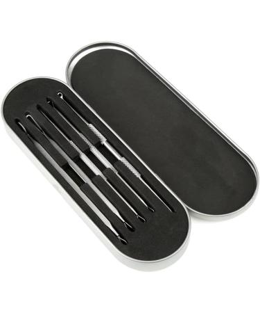 MUJGAN Blackhead Remover Tool Pimple Popper Tool Kit Blackhead Extractor tool for Face Extractor Tool for Comedone Zit Acne Whitehead Blemish Stainless Steel Extraction tools - Buy Online on GoSupps.com