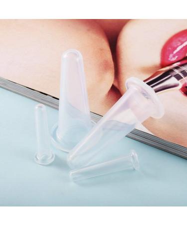 Shop 4-Part Transparent Silicone Massage Cup Set | Facial & Body Massage | Safe & Effective Skin Care - Buy Online on GoSupps.com