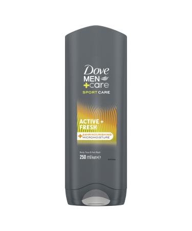 Dove Dove Men+Care Sports Active 3-in-1 Body Face & Hair Moisturizer with MicroMoisture Technology Provides 24 Hour Moisture 250 ml