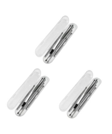 ARTIBETTER Pick Tool 3pcs Ear Picking Tool Set Ear Digger Ear Picks Toolkit Stainless Steel Ear Wax Removal Tools Kit As Shownx3pcs mediumx3pcs
