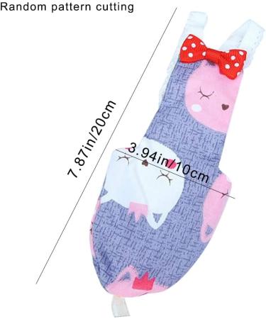 Bird Diaper Adjustable Bird Flight Suit Reusable Parrot Nappy for Parakeet Parrot Mini Macaw Budgie Canary (Random Pattern) - Buy Online on GoSupps.com