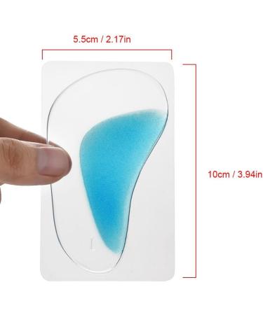 Silicone Arch Support Insoles - Blue 20 cm | Comfortable Foot Support for All Day Relief - International Shipping Available - Buy Online on GoSupps.com