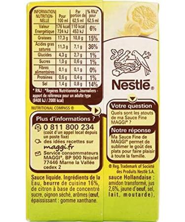 NESTLE MAGGI - Ma Sauce Fine Hollandaise 250 Ml - ( Lot De 4 ) - Buy Online on GoSupps.com