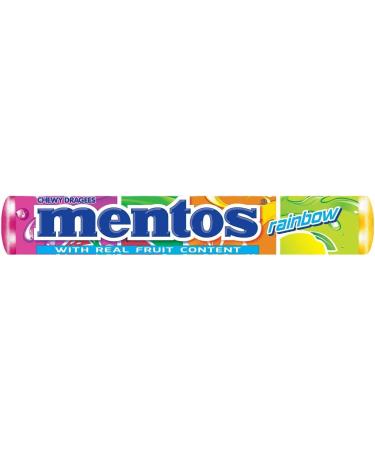 Mentos Rolls - Chewy Dragees Sweets (Rainbow 5 Pack) Delicious Tasty And Twisty Treat Gift Hamper For Birthday Christmas Sold By Kidzbuzz - Buy Online on GoSupps.com