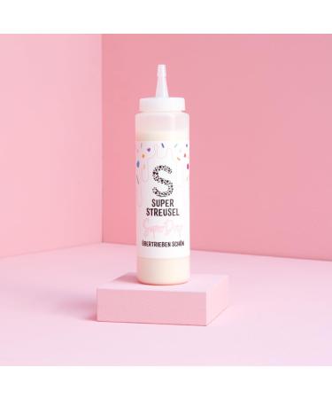 Super drip white cake glaze cake melts chocolate 300g |Drip cake glaze for cake cookies cookies ice muffin cakes and much more.|Cake Drip bottle |Icing decoration (white) - Buy Online on GoSupps.com