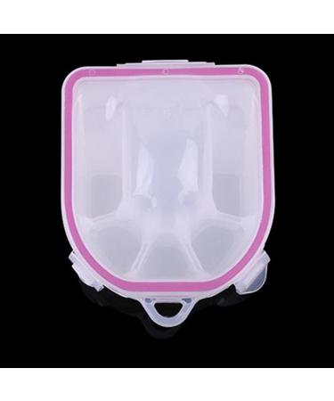 MagiDeal Nail Soaking Bowl Hand Bowl Fall Resistant Manicure Bowl Gel Polish Powder Remover for Home Use Pink - Buy Online on GoSupps.com