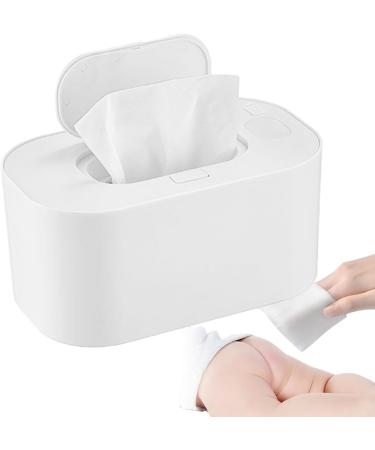 Baby Wipes Warmer - Large Capacity Baby Wipe Heater Wipe Holder | USB Baby Wipe Warmer | Evenly Overall Heating Diaper Wipe Warmers | Portable Car Wipes Heater Warmer For Home Nursery Room White - Buy Online on GoSupps.com