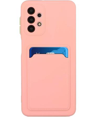 Tivenfezk Nadoli Silicone Case for Samsung Galaxy A13 4G - Ultra Thin Shockproof Scratch-Resistant Wallet TPU Cover with Credit Card Holder - Pink Mobile Phone Case - Buy Online on GoSupps.com